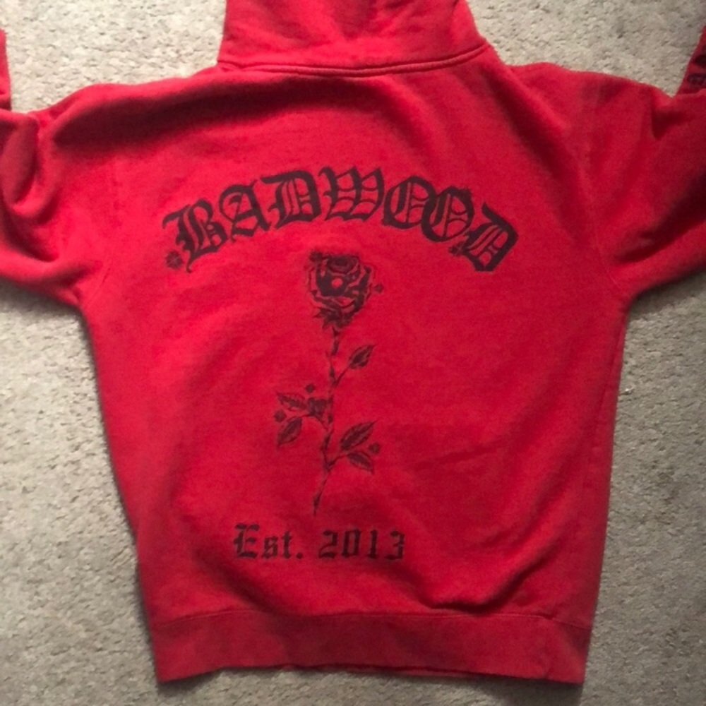 Badwood rose hoodie